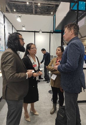 Showcasing our products at an Overseas Expo