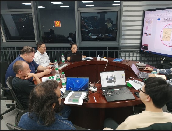 Overseas Customers Visiting our Company to Discuss The Project
