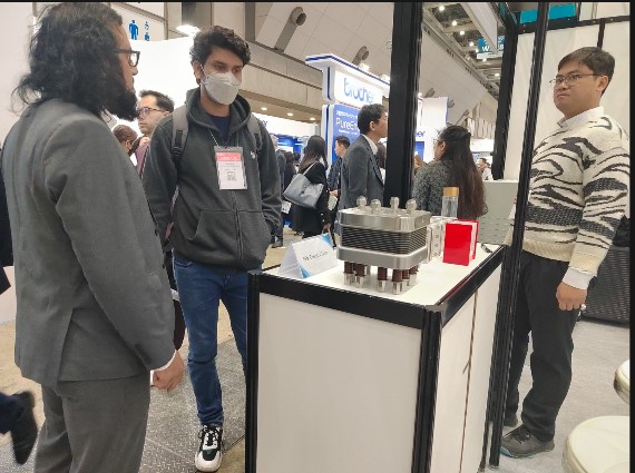 Showcasing our products at an Overseas Expo
