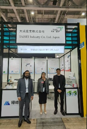 Showcasing our products at an Overseas Expo