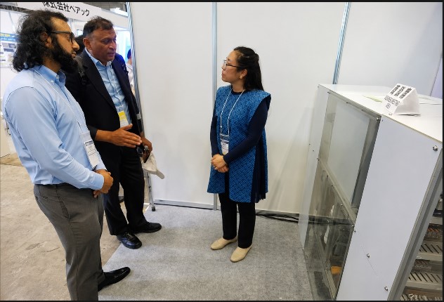 Showcasing our products at an Overseas Expo