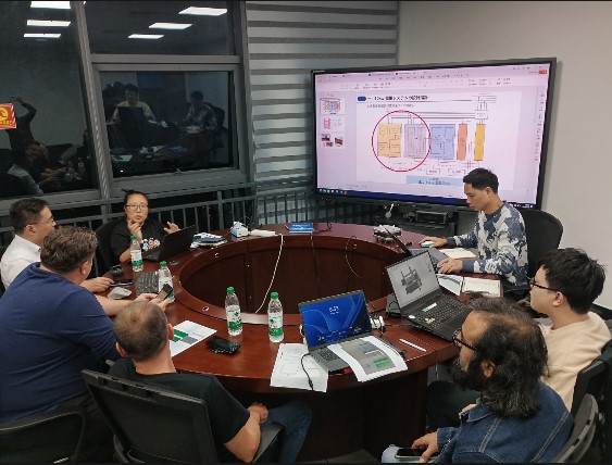 Overseas Customers Visiting our Company to Discuss The Project